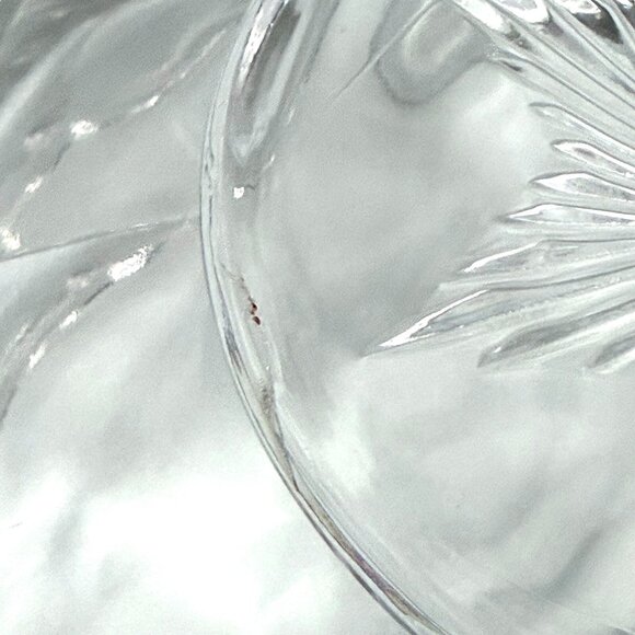 Antique JEFFERSON Krystol 8” diameter Scalloped Glass Serving Bowl - Picture 9 of 10